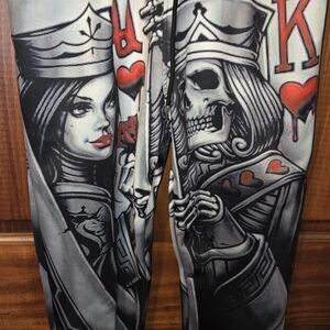 Queen and King Graphic Joggers